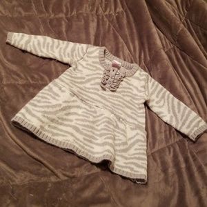 Zebra Sweater dress Hardly worn!